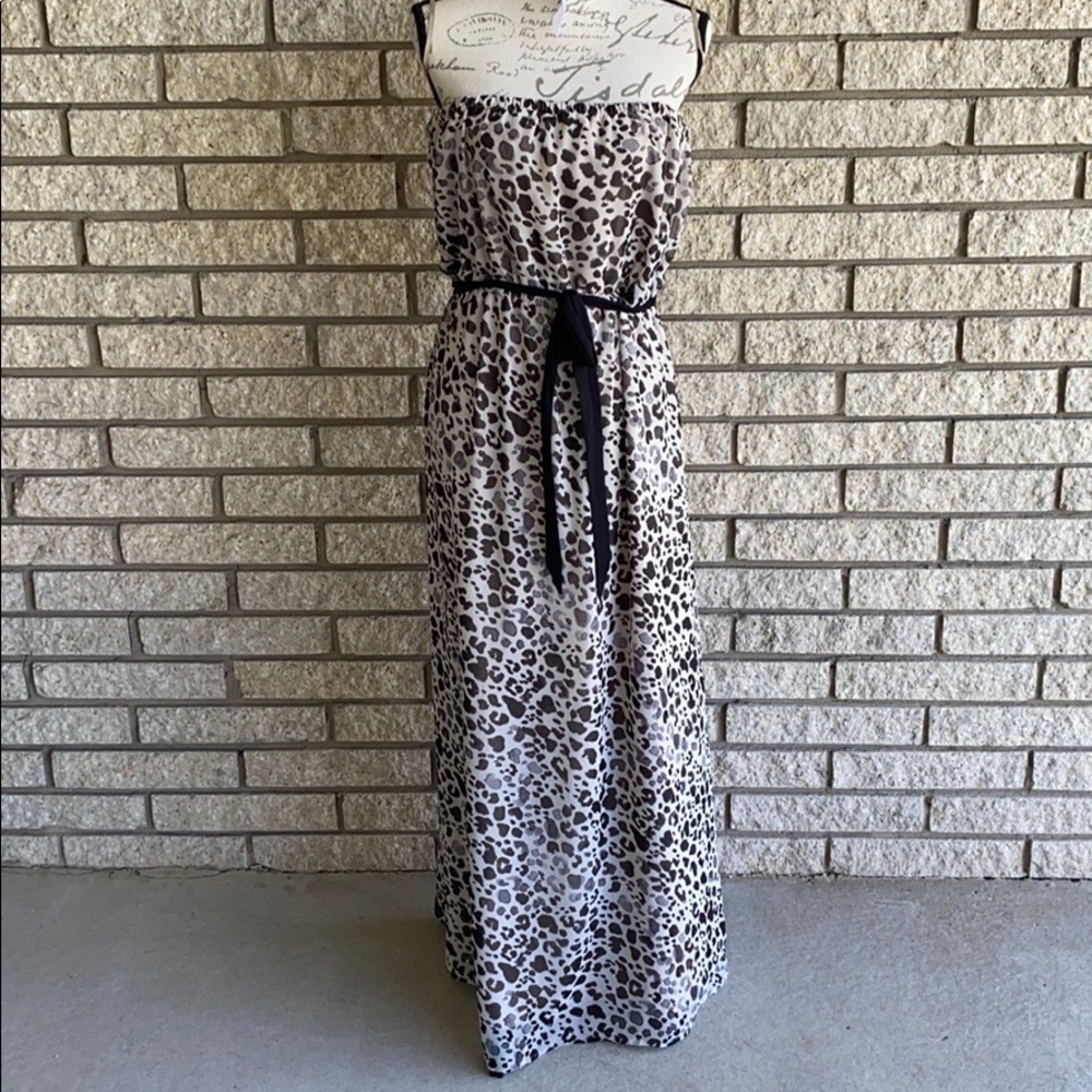Lena Bryant 14/16 plus size leopard maxi dresa